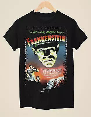 Buy Frankenstein (1931) - Movie Poster Inspired Unisex Black T-Shirt • 14.99£