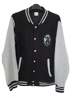 Buy Slytherin Harry Potter Black Green Varsity Bomber Jacket Size S Small Unisex • 15.99£
