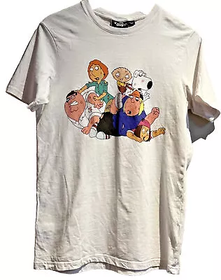 Buy RARE VINTAGE: FAMILY GUY White T-Shirt, WHOLE FAMILY FIGHTING, Official Merch S • 20.35£