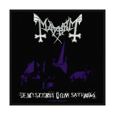 Buy MAYHEM Patch: DE MYSTERIIS DO SATHANAS: Album Official Lic Merch Fan GIFT £pa • 3.95£