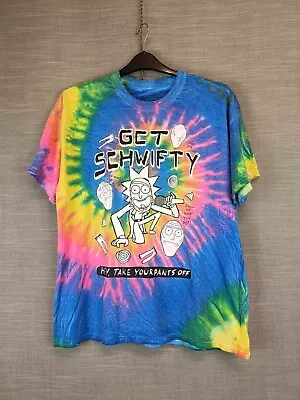 Buy Ricky And Morty Graphic Tshirt Size XL Tye Dye Jersey Short Sleeve  • 12.75£