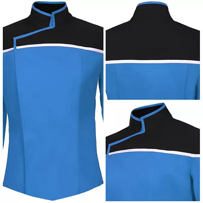 Buy Star Lower Decks Season 1 Trek Cosplay Costume Blue Uniform Unisex Jacket Outfit • 18.41£