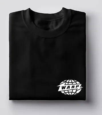 Buy Warp Records T Shirt - Aphex Twin EDM Electro Electronic Music Brest Logo • 11.99£