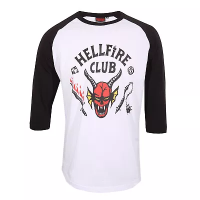 Buy Official Stranger Things 4 - Hellfire Club Unisex Raglan 3/4 Sleeve  • 24.99£