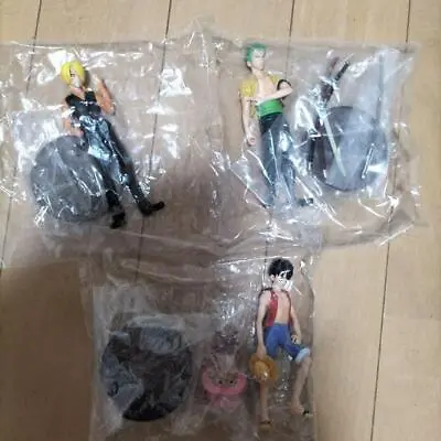 Buy ONE PIECE Figure Lot Set 3 Bandai Luffy Zoro Chopper Sanji Character Merch • 56.27£