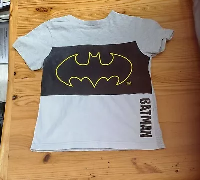 Buy DC Classic Batman Boys Short Sleeves Grey Logo T-Shirt  Years Age 4-5 Years  • 3.50£