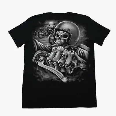 Buy Lethal Threat Skull Crew Bikie Mc Club Sons Of Anarchy T-shirt M L 2xl 3xl • 24.89£