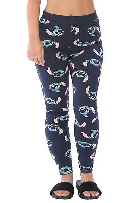 Buy DISNEY Lilo Stitch Bottoms Set Ladies Womens Soft Pyjamas Lounge Pants PJs • 8.99£