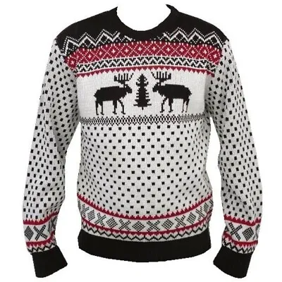 Buy New Unisex Men Women Santa Merry Xmas Christmas Novelty Fairisle Jumper Sweater • 9.89£