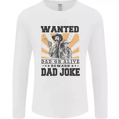 Buy Father's Day Dad Joke Funny Cowboy Poster Mens Long Sleeve T-Shirt • 11.99£