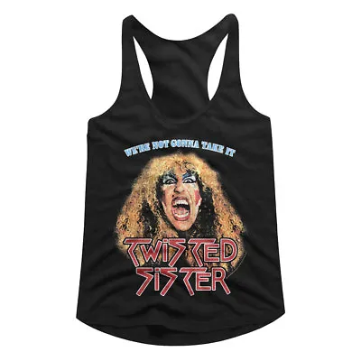 Buy Twisted Sister Not Gonna Take It Women's Tank Top Dee Snider Rock Racerback Vest • 24.50£