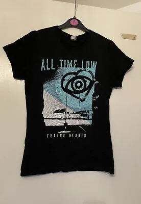 Buy All Time Low Future Hearts Album Band Shirt Size Medium Hot Topic Official • 6£