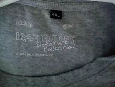 Buy Iron Maiden T Shirt 3xl Grey • 1.99£