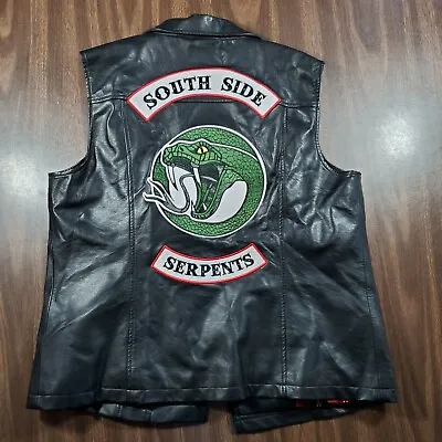 Buy Riverdale Southside Serpent Faux Leather Vest Womens XL Toni Costume  • 17.48£