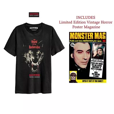 Buy Hounds Of Baskerville T Shirt Poster Magazine Set  Hammer Horror  Size Large  • 17.51£