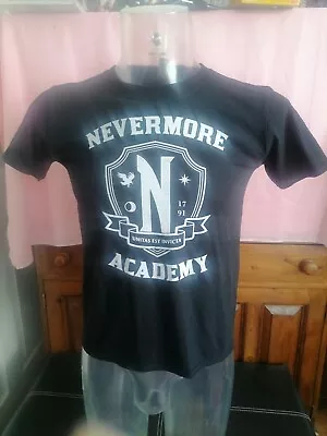 Buy Wednesday Nevermore T Shirt Size Childs Xl • 1.50£