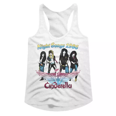 Buy Cinderella Night Songs 1986 Band Photo Women's Tank Sleep Shirt Rock Music Merch • 40.37£