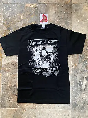 Buy Famous Stars & Straps  black Skull Logo T Shirt • 24.99£