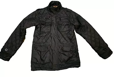 Buy SOULSTAR 1911 55TR Mens M Black Diamond MJ Quilt Staff 4-Front Pocket Jacket • 24.71£