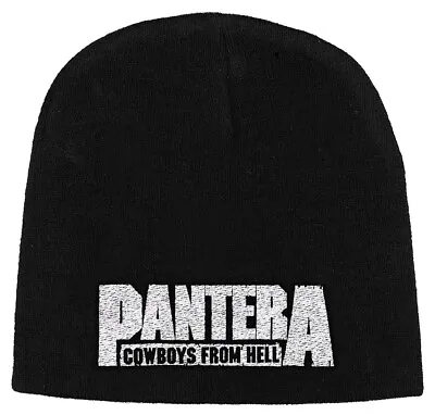 Buy Pantera Cowboys From Hell Black Beanie Hat NEW OFFICIAL • 17.99£