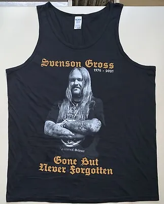 Buy SVEN  SVENSON GROSS  Tank Top Shirt Fleshcrawl Vomitory Death Metal Gr.XL *NEU* • 41.38£