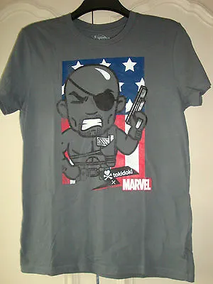 Buy Marvel Captain America Tokidoki T-shirt, Grey, Medium, Official Merch • 10£