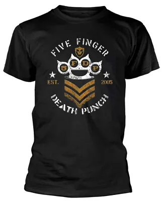 Buy Five Finger Death Punch Chevron Black T-Shirt - OFFICIAL • 16.29£