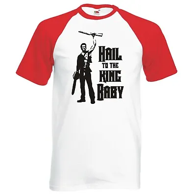 Buy Inspired By The Evil Dead  Hail To The King Baby  Raglan Baseball T-shirt • 14.99£