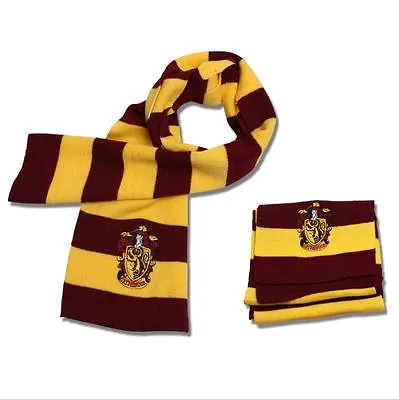 Buy Harry Potter Gryffindor House Knit Wool Scarf, Wizarding World, Noble Hogwarts • 15.42£