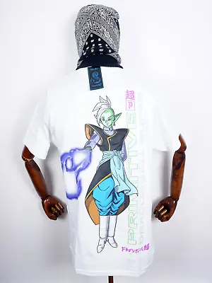 Buy Primitive Skateboards Tee T-shirt Dragon Ball To Super Zamasu White IN • 17.21£