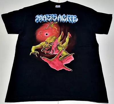 Buy Massacre From Beyond 2012 Double Sided Gildan Heavy Cotton Size M Shirt Official • 30.99£