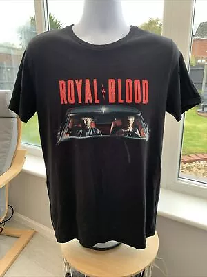 Buy ROYAL BLOOD Mens Medium Tour 2022  T- Shirt  Music Rock Band Merch Black • 24.99£