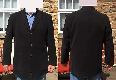 Buy Austin Reed Mens Heavy Cotton Twill Black Jacket XXL (44R Fit), Good Condition • 5£