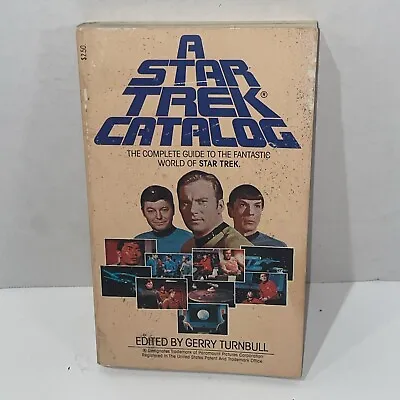 Buy A Star Trek Catalog 1960 1970s Guide Episode Star Bios Merch 1979 Ed PB 240 Pgs • 9.57£