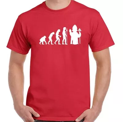 Buy Atheist T-Shirt Atheism Pope Evolution Mens Funny Unisex Tee Top • 8.98£