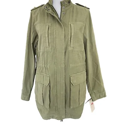 Buy Levi's Field Jacket Army Green Utility Style Military Cargo BV Women's XL • 52.33£