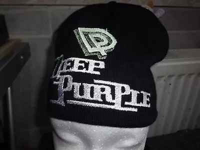 Buy Deep Purple Metal Embroidered Beanie Mutze Krokus ZZ TOP AC/DC • 15.62£