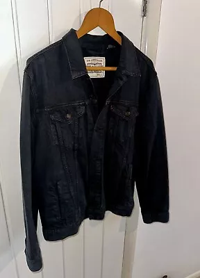 Buy Levi’s Black Denim Jacket Men’s Large Limited Edition • 31.99£
