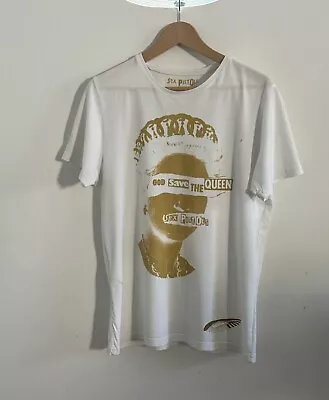 Buy Pat Mcgrath Labs Sex Pistols God Save The Queen Gold Tshirt (small) • 19.99£