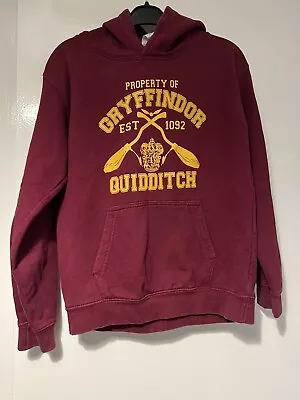 Buy Girls L 9-11 Years Harry Potter Gryffindor Quidditch Hoodie By JUST HOODS • 13£