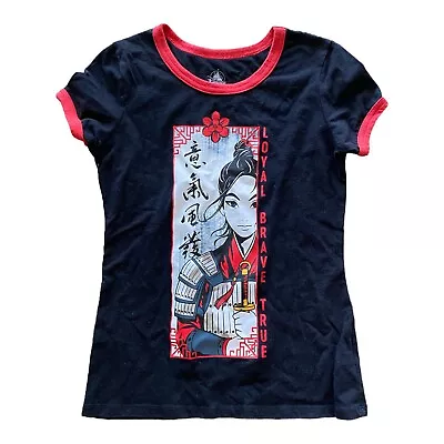 Buy Disney Girl’s Size L Black Mulan T-Shirt • 15.65£