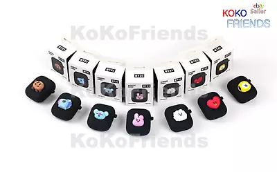 Buy BTS BT21 Official Airpod Silicon Case Black Edition KPOP MD Authentic Good Merch • 18.16£