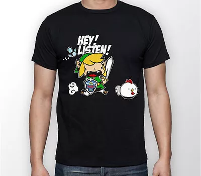 Buy Legend Of Zelda Hey Listen Link Nintendo Unisex Tshirt T-Shirt Tee ALL SIZES • 15.50£