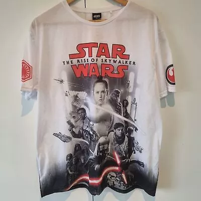 Buy Star Wars The Rise Of Skywalker T-Shirt Official Mens White Tee 2XL • 9.95£