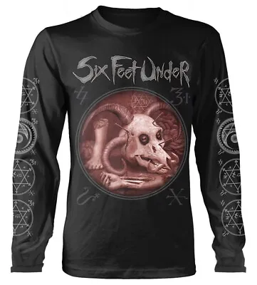 Buy Six Feet Under Euro Tour Black Long Sleeve Shirt - OFFICIAL • 19.49£