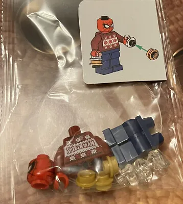 Buy Lego Minifigure Marvel Avengers Spiderman Christmas Sweater Set 76267 New In Bag • 7.50£