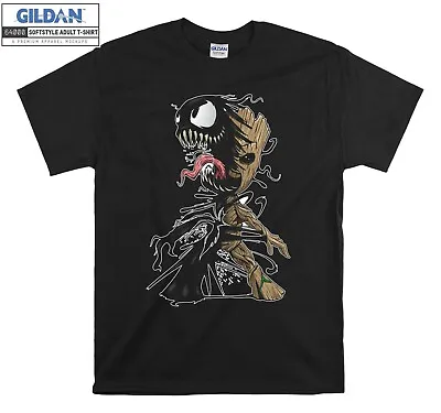Buy Angry Venom And Groot Figure T-shirt Gift Hoodie Tshirt Men Women Unisex A768 • 13.95£
