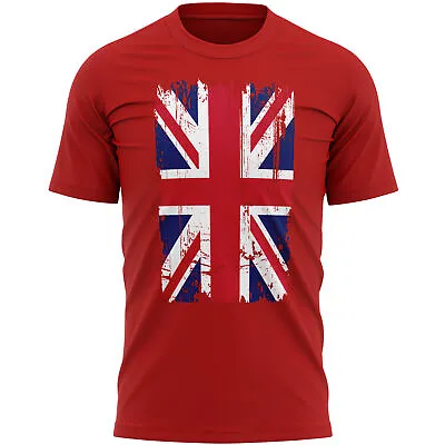 Buy Union Jack Mens T Shirt Grunge Kings Coronation 6th May 2023 King Charles III • 13.99£