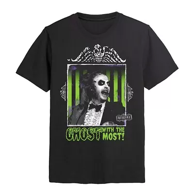 Buy Beetlejuice - Ghost With The Most (NEW SMALL MENS T-SHIRT) • 11.43£