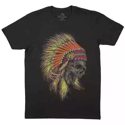 Buy Native Skull Mens T-Shirt Warriors Colorful Chief Indian Spirit Mask E045 • 11.99£
